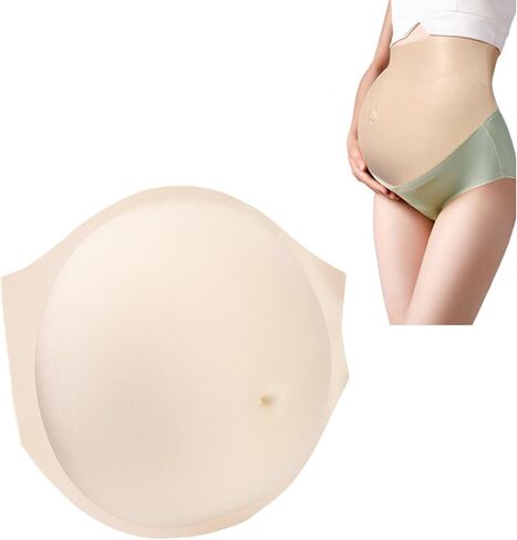 بطن حامل وهمي، لون البشرة بطن وهمي قابل للتنفس من 1 إلى 5 أشهر زي ملء الأداء الخفيف للعروض، والإعلان، ونموذج فستان الأمومة، والتدريب الطبي in Kuwait