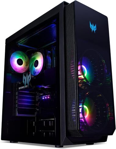 كمبيوتر الألعاب آيسر بريداتور أوريون 5000 PO5-650-UR13 | الجيل الثالث عشر من Intel Core i7-13700F 16-Core | انفيديا جي فورس ار تي اكس 4080 | 16 جيجابايت DDR5 | 1 تيرابايت PCIe Gen4 SSD | هارد 2 تيرابايت | إنتل واي فاي 6E | لوحة مفاتيح وماوس RGB in Saudi Arabia