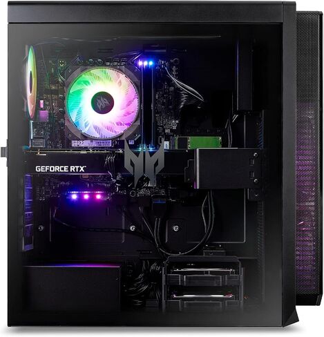 كمبيوتر الألعاب آيسر بريداتور أوريون 5000 PO5-650-UR13 | الجيل الثالث عشر من Intel Core i7-13700F 16-Core | انفيديا جي فورس ار تي اكس 4080 | 16 جيجابايت DDR5 | 1 تيرابايت PCIe Gen4 SSD | هارد 2 تيرابايت | إنتل واي فاي 6E | لوحة مفاتيح وماوس RGB in Saudi Arabia