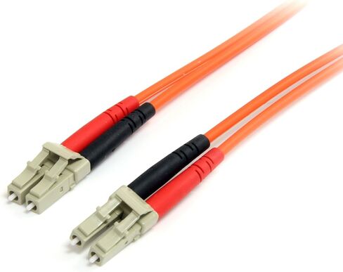 StarTech.com 1m Fiber Optic Cable - Multimode Duplex 62.5/125 - LSZH - ST/SC - OM1 - ST to SC Fiber Patch Cable (FIBSTSC1), Orange in Kuwait