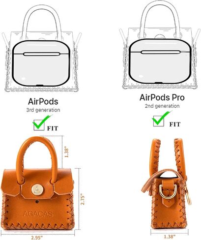 AirPod Case for AirPods Pro & AirPods 3rd Generation, AirPod Pro case & AirPods 3rd Generation Case for Women, Gen Leather Air pod case with Keychain, Girls Holiday Birthday Gifts - Blue in Saudi Arabia