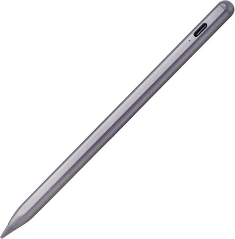 iPad Pencil Pro 2024-2X قلم iPad Pro للشحن السريع لجهاز iPad Pro M4 11 13 بوصة مع رفض راحة اليد - دقة عالية - قلم iPad Pro حساس للإمالة لجهاز iPad Pro 12.9 بوصة 11 بوصة، iPad Air M2، رمادي in Kuwait