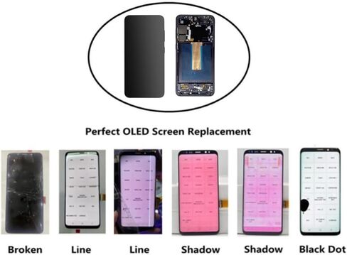 AMOLED لهاتف Samsung Galaxy S23 Plus 5G شاشة LCD بديلة S23 + مجموعة شاشة رقمية تعمل باللمس مع مجموعة أدوات الإطار S916U 6.6 بوصة أسود (S916U) in Kuwait