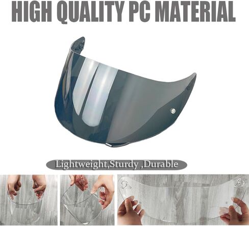 K1 Face Shield محمي من الأشعة فوق البنفسجية لـ AGV K1، K1S، K3SV، K5، K5S خوذة درع الزجاج الأمامي (Revo Pink Gold-day فقط) in Saudi Arabia