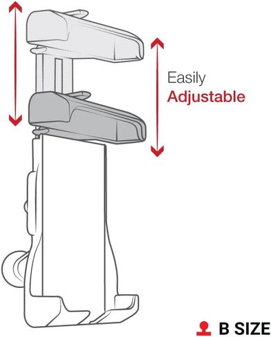 حامل ذاكرة الوصول العشوائي سريع الإمساك مع كرة للهواتف المتوافقة مع Apple MagSafe RAM-HOL-UN15WBU مع كرة مقاس B 1 بوصة in Kuwait