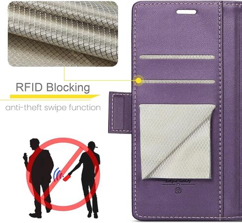 حافظة قابلة للطي لهاتف iPhone 16 Plus، [RFID Blocking] محفظة من جلد البولي يوريثان حافظة قابلة للطي مع حامل بطاقة ومسند غطاء هاتف مقاوم للصدمات للرجال والنساء لهاتف iPhone 16 Plus مقاس 6.7 بوصة (أزرق مخضر) in Kuwait