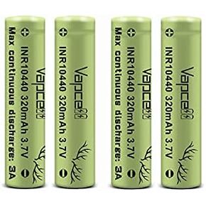 CBB Vapcell 10440 Rechargeable Batteries AAA Lithium Battery 3.7V 320mAh 3A Flat Top 4 Pack