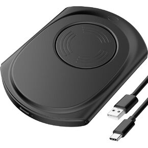INFOTOP Mouse Jiggler, Ultra Slim, 20dB Quiet & Noiseless, Undetectable Mouse Mover Simulates Realistic Movement, Driver-Free Shaker for Keeping The PC Active and Secure.