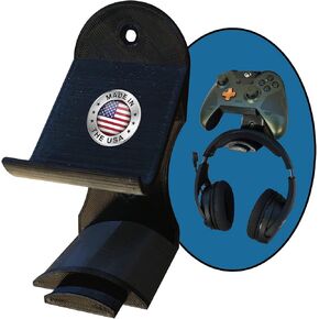 Designed for Xbox One Controller | Steam Controller & Headset Wall Mount - Gaming Setup Wall Mount