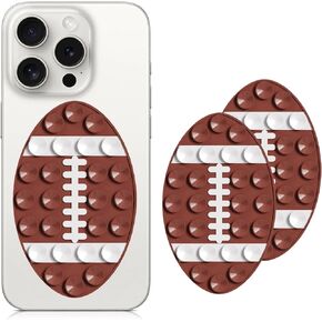 2 PCS Silicone Suction Cup Phone Mount Case, Hands-Free Phone Sticky Grip, Football Call Phone Suction Grip Holder for Selfies and Videos