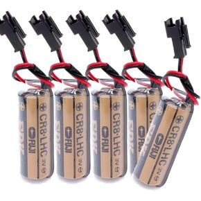 CR8. LHC 3V Lithium Battery Replacements for TOTO CR8-LHC TH559EDV410R(Pack of 5)