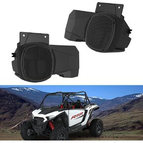 حاويات سماعات رياضية لـ Polaris RZR XP 1000/XP 4 1000 2024، UTV مكبر صوت للمقعد الخلفي حاملات دعامات تثبيت لملحقات Polaris (قطعتان) in Kuwait
