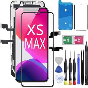for iPhone 12 Pro Max Screen Replacement,Full HD LCD Display 3D Touch Digitizer Assembly with iPhone 12 Pro Max 6.7 inch (Model :A2342, A2410, A2411, A2412) Compatible with Repair Tools