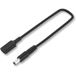 5.5mm x 2.1mm USB C to DC Adapter Cable, 1Ft 15w PD Type C Female to Male Cable for IP Camera, Tablet PC, Hard Disk Box, Home Phone System, 2Pack