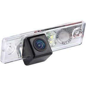 Waterproof High Definition Color Wide Viewing Angle License Plate Car Rear View Camera with Night Vision for 4 Runner/Land Cruiser 150-Series Prado/Fortuner/SW4 (HD Camera)
