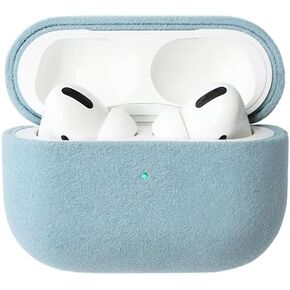 ALMA Alcantara Case for AirPods Pro, AirPods Pro 2nd Gen (Gen 2, Black)