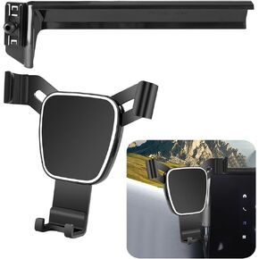 Car Phone Holder for Toyota Highlander 2020-2024 Limited Platinum 12.3 inch Screen Auto Accessories Bracket Interior Decoration Screen Mobile Cell Phone Mount case（Not Fit Grand Highlander）