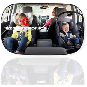 Ezonetronics Baby Car Mirror Rear Facing Seat All-in-one Easy Fit Backseat