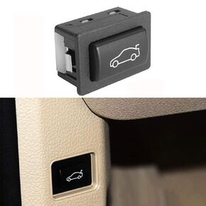 غطاء زر تبديل صندوق السيارة الخلفي متوافق مع BMW 1 2 3 4 5 6 7 X1 X3 Z4 Series، E81/E82/F22/F23/E90/F30/F32/E60/F10/F11/F01/E84/F25 (زر واحد)