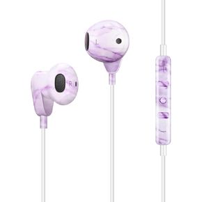 Wired Earbuds with Mic,HiFi Stereo Wired Headphones Colorful Wired Earphones for iPhone iPad iPod Touch Compatible with iPhone 14/13/12/11/XR/XS/X/8/7/SE,Supports All iOS Systems