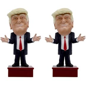 MimiConz Figurines World Leaders Collection Donald Trump. 20cm high. Lifelike Character, Hand-Painted Novelty Gift