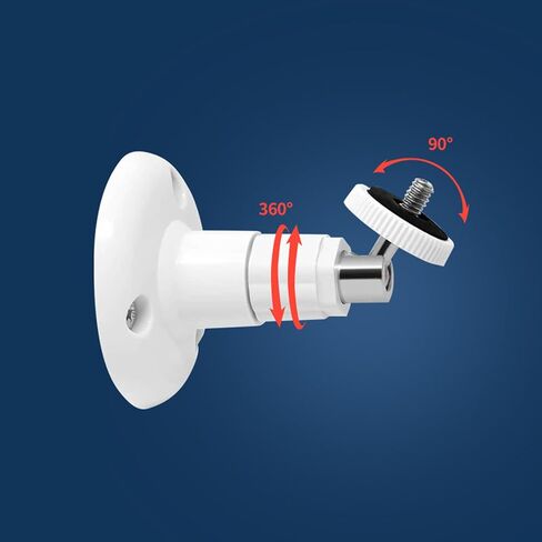 4 عبوات من أدوات التثبيت على الحائط لكاميرا Ring Stick Up Cam وكاميرا الجيل الأول الداخلية، دعامة تثبيت دوارة 360 درجة قابلة للتعديل لـ Wyze V4 V3، لكاميرا Arlo Pro 4 3 2/Ultra/Light/Go/كاميرا الأمان الأساسية، أسود in Kuwait