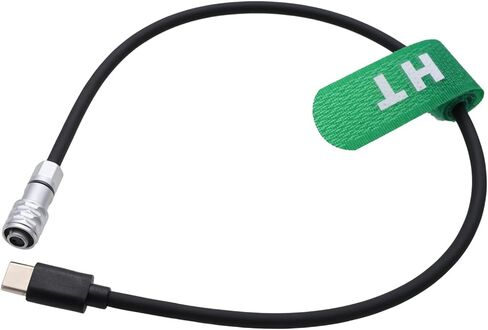USB-C Power Cable for DJI RS4 RS3 Pro RS2 to Teradek Bond Bolt Vaxis Video Transmitter Receiver Wireless Transmission, USB Type-C to 2 Pin 12V 30cm in Saudi Arabia