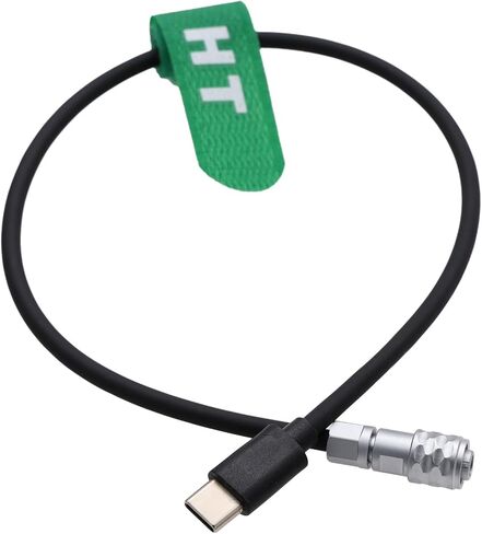 USB-C Power Cable for DJI RS4 RS3 Pro RS2 to Teradek Bond Bolt Vaxis Video Transmitter Receiver Wireless Transmission, USB Type-C to 2 Pin 12V 30cm in Saudi Arabia