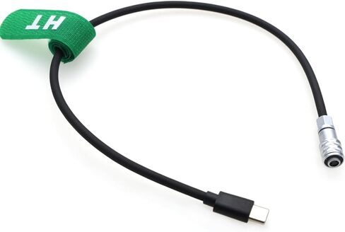 USB-C Power Cable for DJI RS4 RS3 Pro RS2 to Teradek Bond Bolt Vaxis Video Transmitter Receiver Wireless Transmission, USB Type-C to 2 Pin 12V 30cm in Saudi Arabia