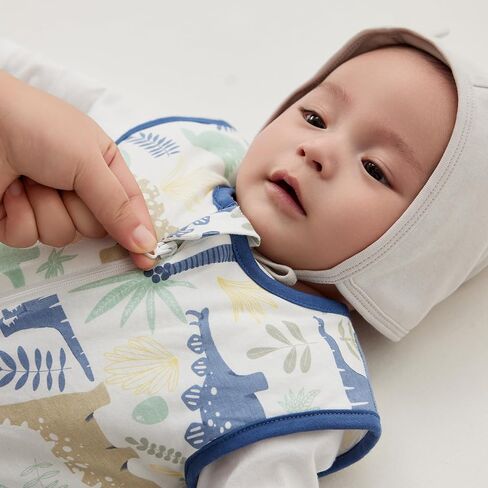 Duomiaomiao 3.5 TOG Baby Sleep Sack 100% Cotton Winter Long Sleeve Baby Wearable Blanket, Super Warm Quilted Comfy Toddler Sleeping Bag in Saudi Arabia