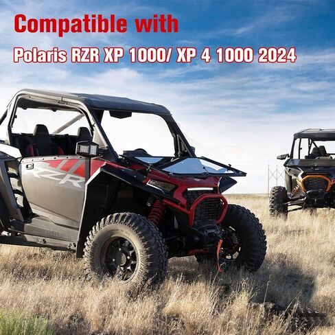 حاويات سماعات رياضية لـ Polaris RZR XP 1000/XP 4 1000 2024، UTV مكبر صوت للمقعد الخلفي حاملات دعامات تثبيت لملحقات Polaris (قطعتان) in Kuwait