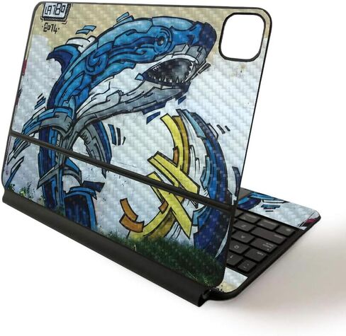 MightySkins Skin for Apple Magic Keyboard for iPad Pro 11-inch (2020) - Sushi | Protective, Durable, and Unique Vinyl Decal wrap cover in Saudi Arabia
