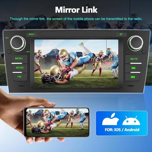 SIXTOP [2+64G] Android Car Stereo for BMW 3 Series E90 E91 E92 E93 2005-2012 with Carplay Android Auto Mirror Link 7 inch Touchscreen FM RDS HiFi Bluetooth WiFi GPS+Camera & MIC in Saudi Arabia