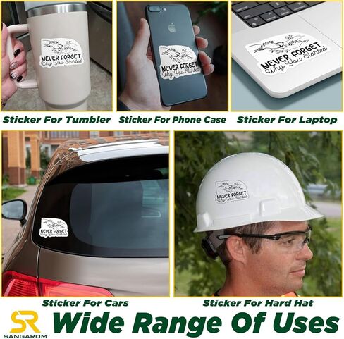 (3PCS) Never Forget Why You Started Sticker Funny Veterinary Medicine Sticker Vet Tech Veterinari Die Cut Waterproof Vinyl Sticker for Water Bottle Tumbler Hard Hat Helmet Car Laptop Gift (3 Inches) in Saudi Arabia