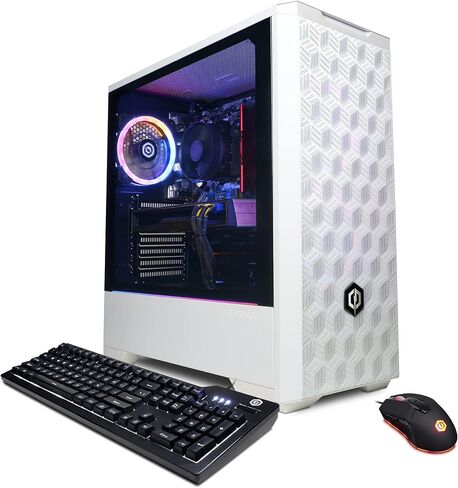 كمبيوتر الألعاب CyberpowerPC Gamer Master، AMD Ryzen 5 7600 3.8 جيجا هرتز، GeForce RTX 4060 Ti 8 جيجا، 16 جيجا DDR5، 1 تيرابايت NVMe SSD، Wi-Fi جاهز ونظام التشغيل Windows 11 Home (GMA1410A6) in Kuwait