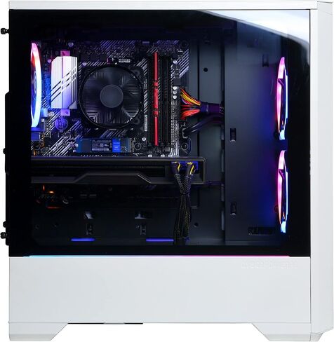 كمبيوتر الألعاب CyberpowerPC Gamer Master، AMD Ryzen 5 7600 3.8 جيجا هرتز، GeForce RTX 4060 Ti 8 جيجا، 16 جيجا DDR5، 1 تيرابايت NVMe SSD، Wi-Fi جاهز ونظام التشغيل Windows 11 Home (GMA1410A6) in Kuwait