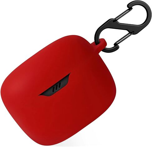 Geiomoo Silicone Case for JBL Tune Beam, Protective Cover with Carabiner (Black) in Saudi Arabia