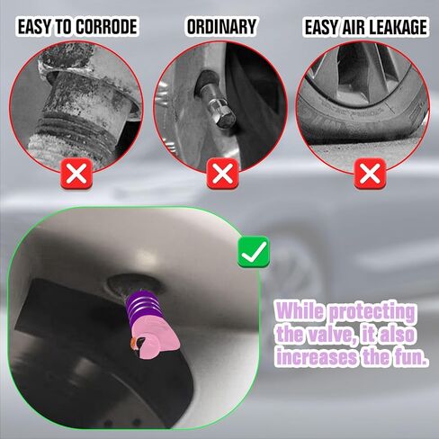 Sosolong Sunglasses Duck Tire Caps 4 Pack,Cute and Funny Yellow Car Tire Valve Stem Caps,Universal Valve Stem Covers for Cars Trucks Motorcycles SUVs and Bikes. in Kuwait