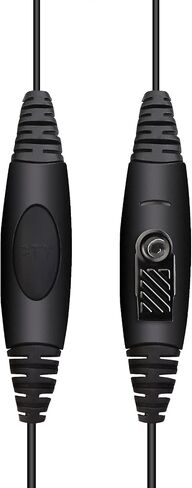 Retevis EEK011 سماعة أذن قابلة للدوران لجهاز Walkie Talkie، سلك واحد، لـ RT22 RT68 RT21 H-777 RT86 RT19 NR10، متوافقة مع راديو BAOFENG UV-5R pxton ثنائي الاتجاه، سماعة رأس لراديو ثنائي الاتجاه (حزمة واحدة) in Saudi Arabia