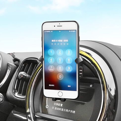 Metal Car Phone Holder, Union Jack Navigation Bracket Mount Dashboard Stand Cell Phone Holder for Mini Cooper F54 F55 F56 F57 F60 (F Series 6.5/8.8inch Navigation) (Union Jack) in Saudi Arabia
