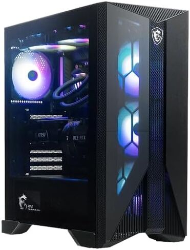 كمبيوتر مكتبي MSI AEGIS R 13NUD-461US، Intel Core i7-13700F، 32 جيجا DDR5، 1 تيرابايت SSD + 2 تيرابايت HDD، NVIDIA RTX 4060 Ti، Wi-Fi 5، W11H (متجدد) in Saudi Arabia