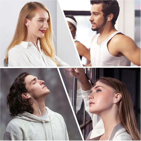 Wired Earbuds with Mic,HiFi Stereo Wired Headphones Colorful Wired Earphones for iPhone iPad iPod Touch Compatible with iPhone 14/13/12/11/XR/XS/X/8/7/SE,Supports All iOS Systems in Saudi Arabia