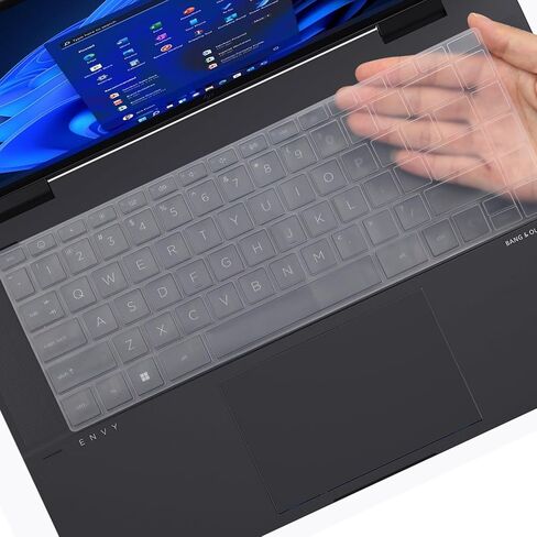 Keyboard Cover for 2024 2023 HP Envy x360 15-fe 15-fh Series 15-fh0013dx 15-fh0023dx 15-fe1073cl 15-fe0053dx 15-fe0013dx 15-fe0097nr,US Layout Keyboard Protective Skin-Clear in Saudi Arabia