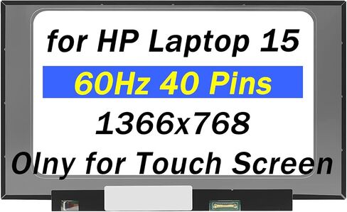 L78717-001 Replacement for HP Laptop 15-EF0023DX 9YF67UA 15-EF2013DX 6A2P0UA 15-EF1073WM 234X5UA 15Z-EF2000 15Z-EF3000 15-EF1076NR 9VE39UA 40Pins 1366x768 15.6" LCD Touch Screen Laptop Panel in Saudi Arabia