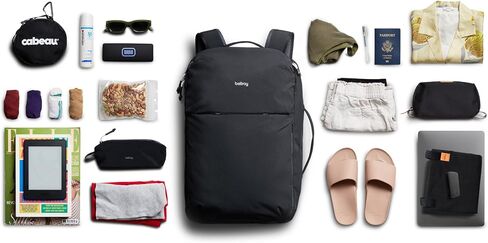 Bellroy Lite Travel Pack 30L (carry-on backpack, travel backpack for international travelers, with laptop pocket, interior packing cells and tuck-away shoulder straps) - Ash in Saudi Arabia
