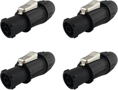 Seetronic X Series IP65 Waterproof Power Connectors (SAC3FX, 4 Pack) in Saudi Arabia