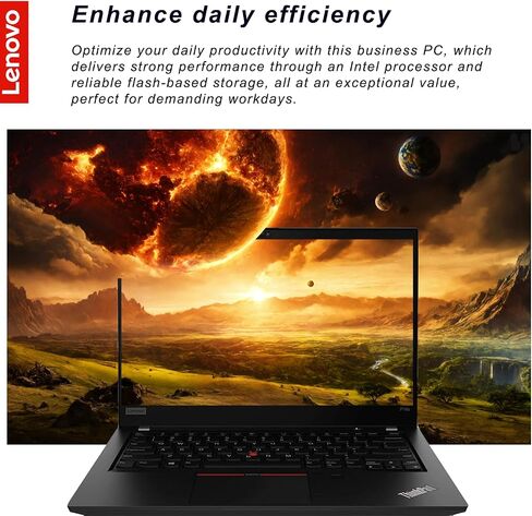 Lenovo ThinkPad P14, 14"" FHD Display, Intel i7-1165G7 Processor, NVIDIA Quadro T500 Graphics, Backlit Keyboard, Fingerprint Reader, Windows 11 Pro, w/WOWPC Bundle (40GB RAM | 2TB PCIe SSD), Black in Saudi Arabia