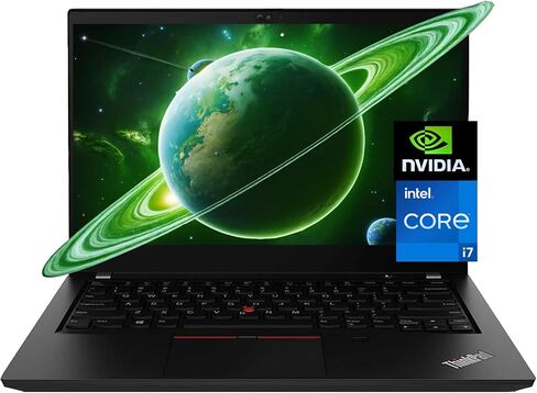 Lenovo ThinkPad P14, 14"" FHD Display, Intel i7-1165G7 Processor, NVIDIA Quadro T500 Graphics, Backlit Keyboard, Fingerprint Reader, Windows 11 Pro, w/WOWPC Bundle (40GB RAM | 2TB PCIe SSD), Black in Saudi Arabia