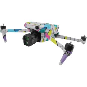MightySkins Skin Compatible with DJI Air 3 - Awesome 80s | Protective, Durable, and Unique Vinyl Decal wrap Cover | Easy to Apply, Remove, and Change Styles