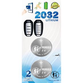 Key Fob Battery Replacement for Infiniti (fits 2019-2022) Q50 Q60 QX50 QX55 QX 60 Q QX 50 55 60 with FCC ID: KR5TXN7 (4 or 5 Button) (2 Pack CR2032)